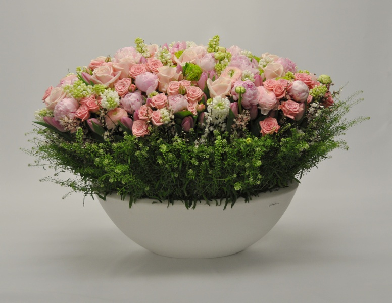 Haie de fleurs
