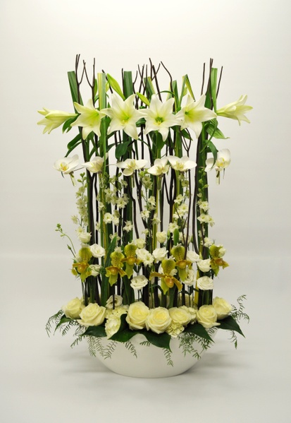Bateau de fleurs